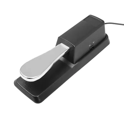 Sustain-Pedal mit Polaritätsschalter für MIDI-Keyboard Synth Digitalpianos E-Piano Trommel Musikinstrumentenzubehör