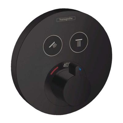 Hansgrohe - ShowerSelect s Fertigmontageset 15743670 Unterputz-Thermostat, für 2 Verbraucher,