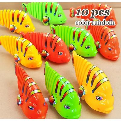 Pet Cat Toy Spring Swinging Fish Hair Fish Interactive Fun Cat Plastic Toy