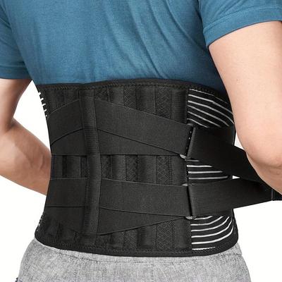 Dual Compression Fitness Belt - Adjustable Lumbar Support, Posture Correction Slimming Waist Trainer for Exercise