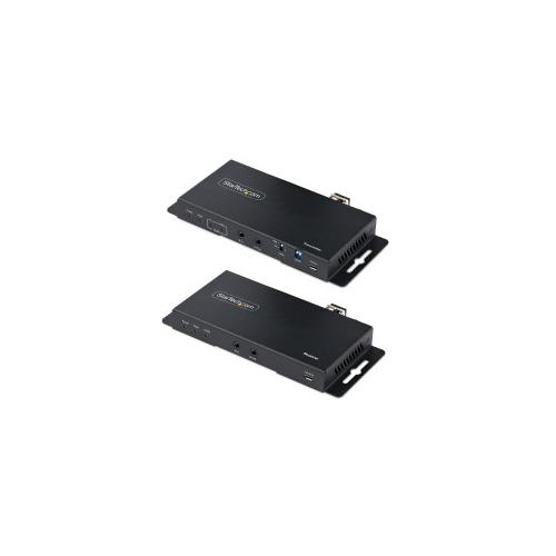 StarTech.com 4K HDMI Glasfaser Extender Kit, 60Hz bis 1km (SM)/300m (MM) LC LWL, HDR, HDCP, Audio/RS232/IR Extender