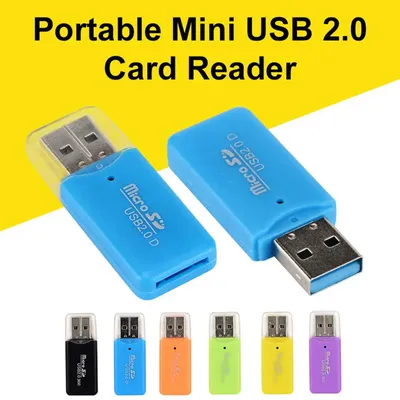 Mini USB 2.0 Micro SD TF Card Reader Memory Card USB2.0 Adapter Flash Card Reader High Speed For