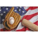 1000 Pieces Jigsaw Puzzles Jigsaw Puzzles 1000 Pieces for Adults for Baseball Flag Technology Means Pieces 29.5x19.7 Inch
