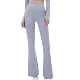 Crop Pants for Women Casual Summer Womens Pants Casual Clearance Sales Women s Flared Pants Yoga Pants Sports Fitness Pants High-Waisted Hip-Lifting Four-Sided Elastic Seamless Pants Pants F5