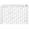 Jahresplaner XL 14 Monate 2025 - Plakat-Kalender 100x70 cm - Jahresübersicht - Ferienübersicht - Arbeitstagezählung - Alpha Edition