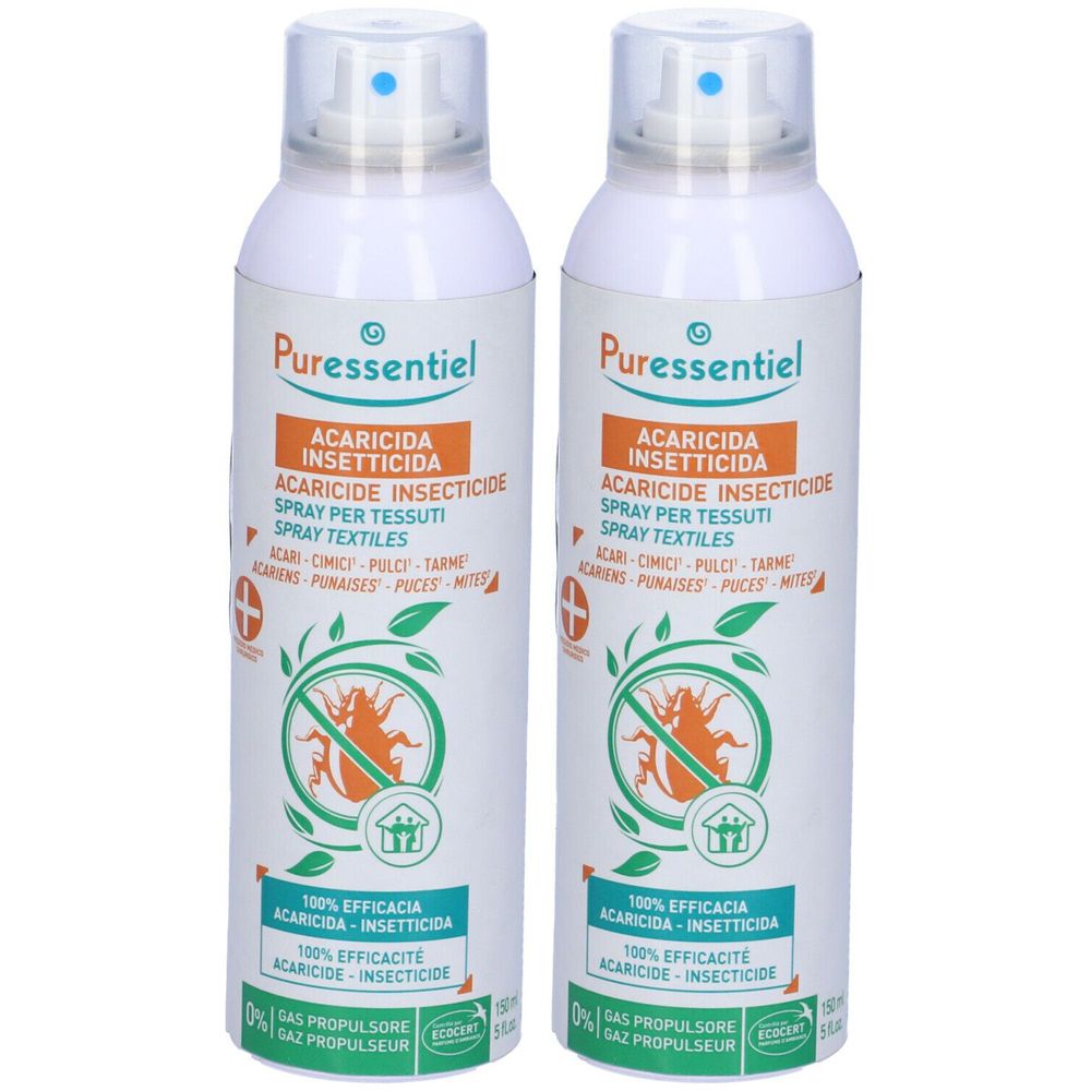 Puressentiel Spray Acaricida Insetticida 2x150 ml