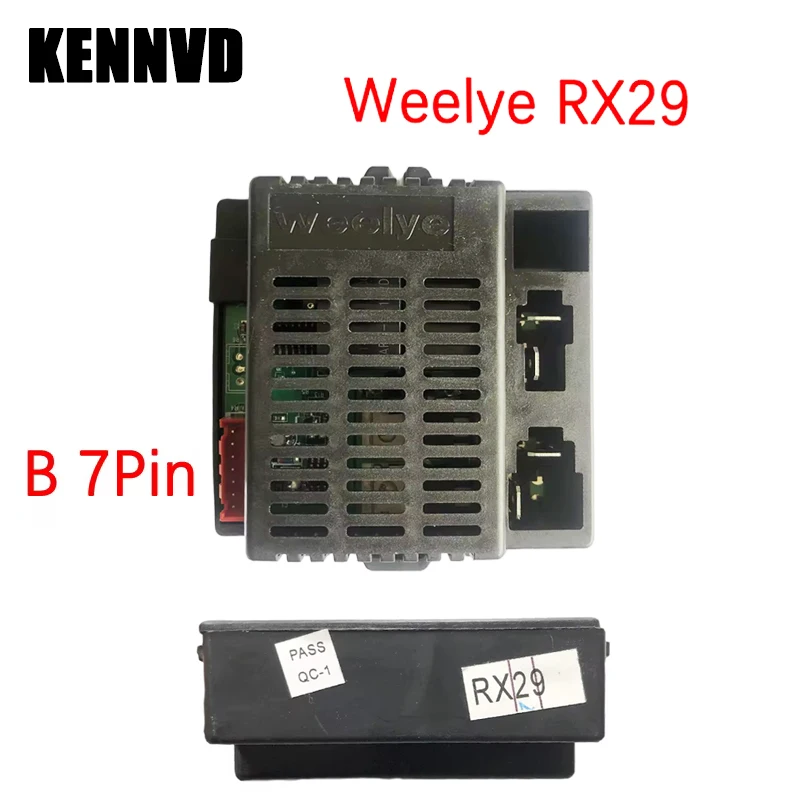 Wellye RX29 Kinder-Elektroauto-Receiver, Kinderwagen, Bluetooth-Controller mit sanfter Startfunktion, Fahrt auf Autoteilen