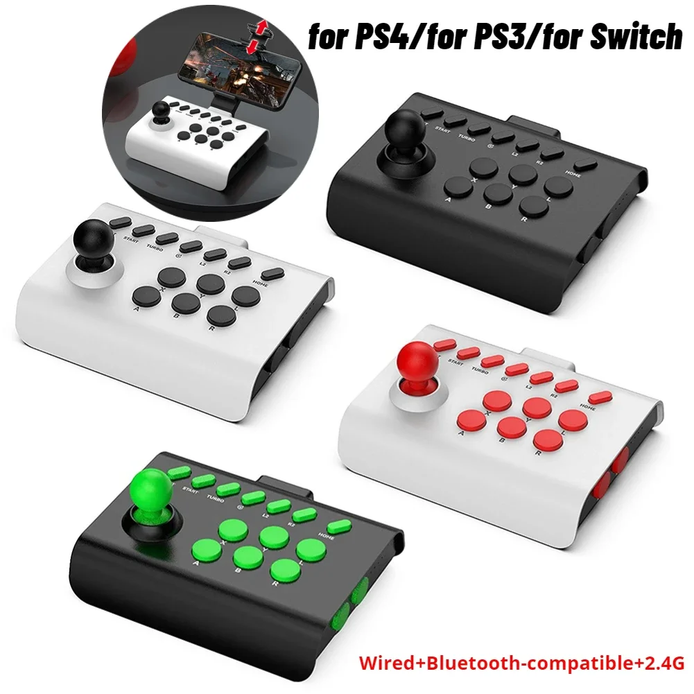 Wireless Bluetooth Wired Arcade Game Stick Joystick Controller per Nintendo Switch PS4 PS3 Ultimate Pandora Box PC cellulare