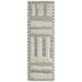 Gray 120 x 30 x 0.71 in Area Rug - Hokku Designs Jalaycia Geometric Hand Loomed Wool Area Rug in Wool | 120 H x 30 W x 0.71 D in | Wayfair