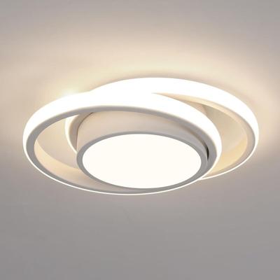Goeco - LED-Deckenleuchte, runde Deckenleuchte 32 w, 2350 lm, moderne Deckenleuchte für Flur, Image