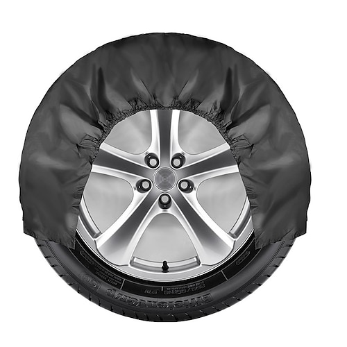 4er-Pack wasserdichte Reifenabdeckungen schützen die Räder Ihres Wohnmobil-Anhängers vor Korrosion! Image