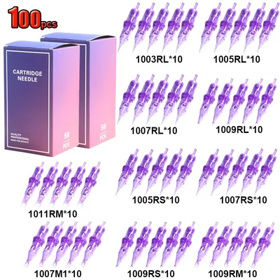 100pcs Mixed Cartridge Needles Original Pro Safety Tattoo Needles