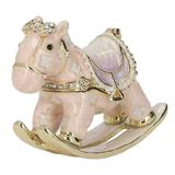 Pony Trinket Box Cute Animal Zinc Alloy Eye Catching Multi Purpose Metal Jewelry Box for Dressing Table Rings floating shelves for wall drawer organizer