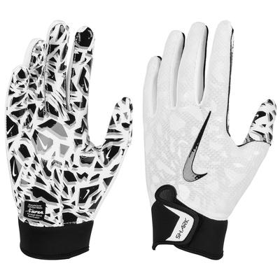 Nike Pee Wee Shark 2.0 Football Gloves White/Black