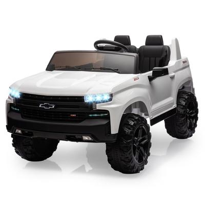 Baby Car 24V 2-Seater Truck Licensed Chevrolet Silverado Ride On Toy w/Parent Remote Control