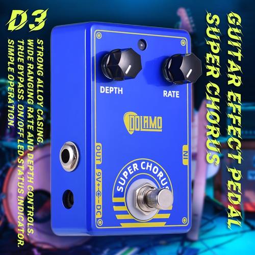 1 Pc D-3 Super Chorus Guitar Effect Pedal Chorus Pedal With True Bypass For Electric Guitar