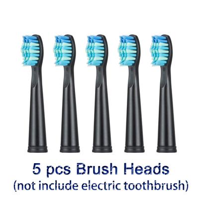 Replacement Toothbrush Heads, Compatible With Fairywill Fw-d1/d3/d7/d8/507/508/551/917/959, Electric Toothbrush Head Use Wavy Design To Contact Area Multi-directional Cleaning