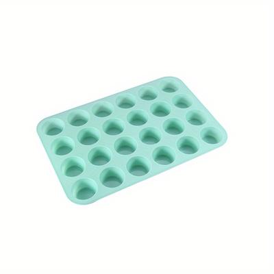 TEMU 24- Silicone Baking Mold For Mini Cakes, Muffins & Desserts - Food Grade, Versatile For Ice Cream, Yogurt, & More - Ideal For New Year's Celebrations & Baking Enthusiasts, Baking Accessories Image