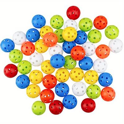 TEMU 50pcs Vibrant Golf Practice Ball For Training And Play, Pets Image