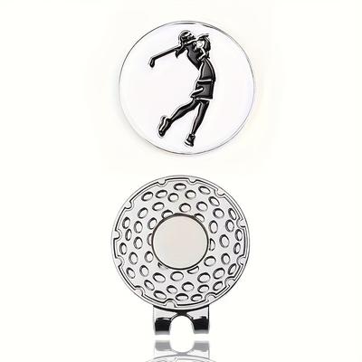 Premium Metal Golf Hat Clip With Magnetic Ball Marker - Perfect Gift For Golf Enthusiasts