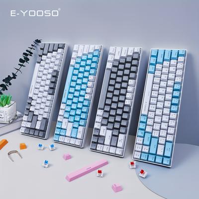 E-yooso Z-686 Portable 65% Mechanical Gaming Keybo...