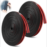 2pcs Windshield Rubber Seal Windshield Trim Stripping Car Weatherstriping Car Weatherstriping Car Front And Rear Windshield T-seal (22ft/6.7m)