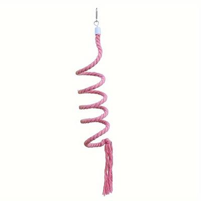 Fun & Stimulating Bird Rope Perch & Swing Toy - Perfect For Parrots & Other Birds!