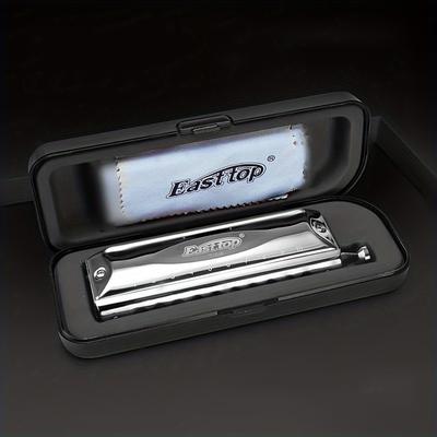 Chromatic Harmonica Key Of C, 10 Holes 40 Tones Pr...