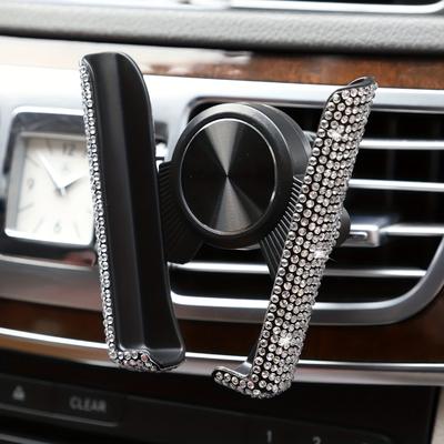 TEMU Air Outlet Car Phone Stand Car Navigation Air Outlet Support Stand Car Phone Stand Image