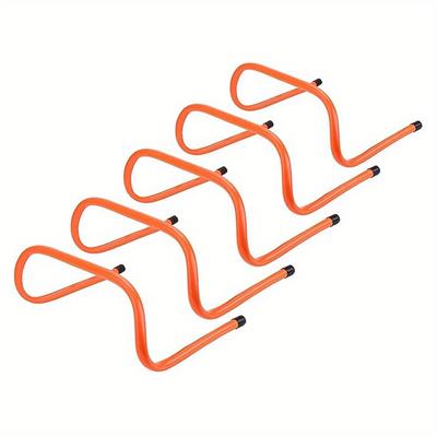 TEMU Hurdle Training Speed Training Footstep Bounce Training Small Hurdle Stand Football Training Hurdle Plastic Small Bar Stand Obstacle Stand Bar Image