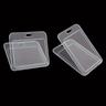 10pcs Transparent 2 Types Of Card Covers, Suitable For Female And Male Students' Bus Cards, Chest Cards, Credit Cards, Bank Cards, Id Cards, And Student Cards
