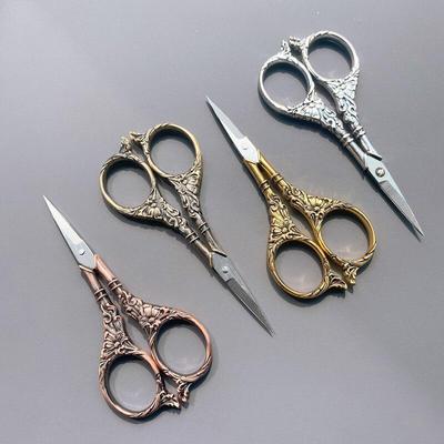 1pcs European Sewing Vintage Scissors Vintage Embr...
