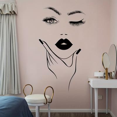 Modern Creative Women Image Art Wall Decal: Add A ...