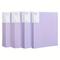 1pc, Easy To Sort, Archive, Office Supplies, Office Application, Student Application, Folder, Transparent Insert Bag, Thick File Bag, A4 Size, Purple, 30 Pages/60 Pages/90 Pages/120 Pages