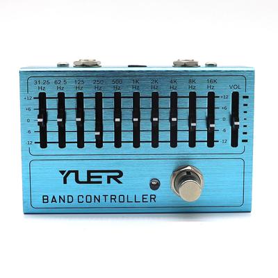 Band Controller Equalizer 10 Band Eq Pedal For Guitar Bass True Bypass 31.25hz To16khz Effects