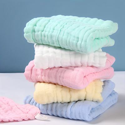 5pcs 12in*12in 6-layer Soft And Absorbent Cotton F...