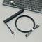 Coiled Cable Type C Mechanical Keyboard Wire Usb Keyboard Cable Mechanical Keyboard Desktop Computer Aviation Connector