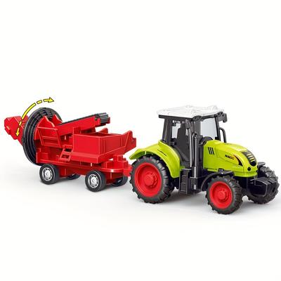 Inertia Farmer's Car Tractor Farm Engineering Car Excavator Car Model Toy Car Gift