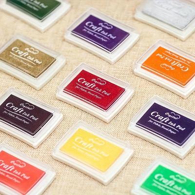 8pcs Colorful Ink Pads - Perfect For Diy Rubber St...