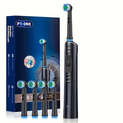 1pc Adult Electric Toothbrush, Timing Mode Usb Rec...