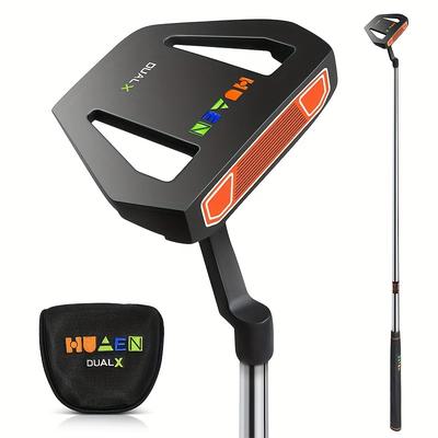 1pc Golf Putter, Right Hand Golf Club With Free Headcover