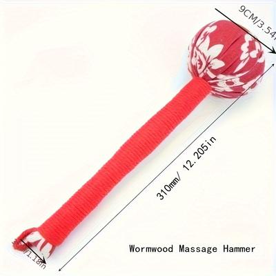 1pc Wormwood Health Hammer, Meridian Massage Stick...