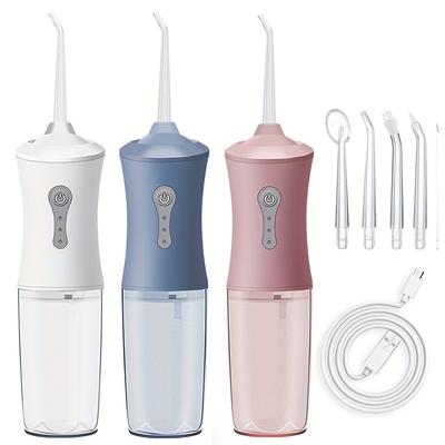 Portable Cordless Water Teeth Flosser With 4 Jet T...
