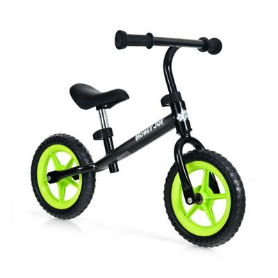 Costway Kids No Pedal Balance Bike with Adjustable Handlebar and Seat-Black