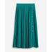 Pleated Skirt With Buttons