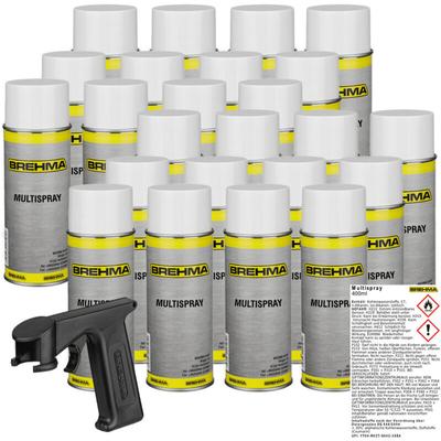 24x Brehma Multispray 400ml Multifunktionsöl Vielzweckspray Kriechöl inkl. Griff