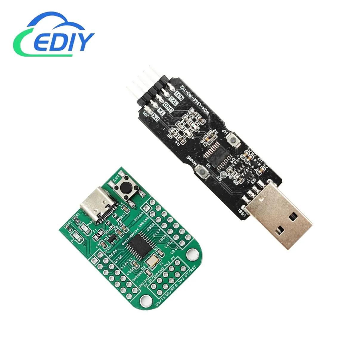 CH32V003 EVT Development Board CH32V003F4P6 MCU QingKe RISC-V2A 1-Wire SDI System Main Frequency 48MHz WCH