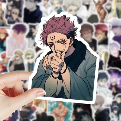 10/30/50/100pcs Japan Anime Jujutsu Kaisen Stickers for Laptop Skateboard Car Motorcycle Waterproof