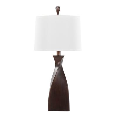 Curvo 30" Polyresin Table Lamp - Set Of 2 by Lumisource in Copper Bronze Natural