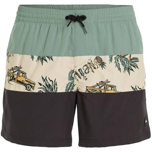 O'NEILL Badehose MIX & MATCH CALI BLOCK 15'' SWIM SHORTS, Größe XL in Braun